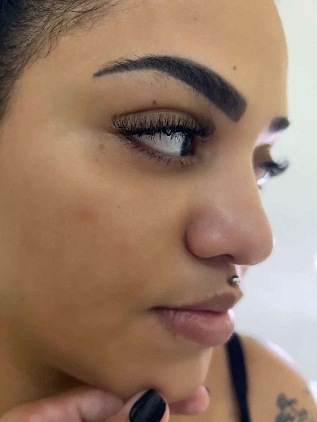 Resultado extensão de cílios